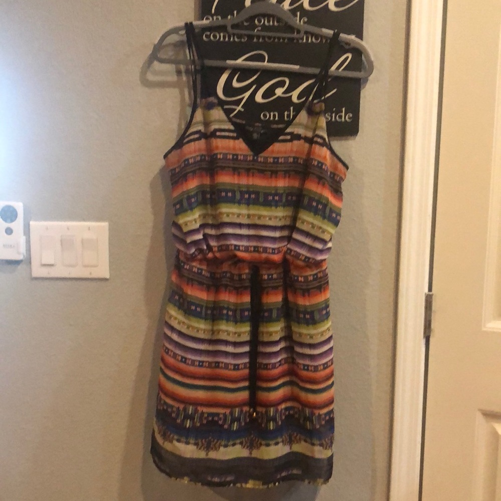 Southwest colorful romper.